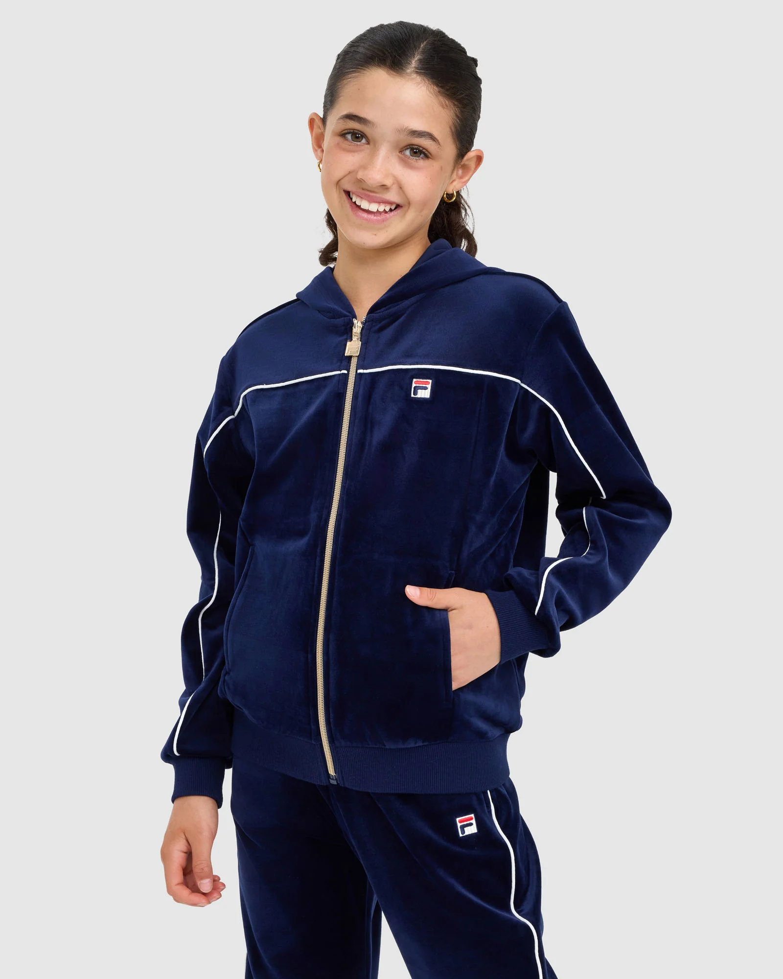 Kids Jody Zip Up Hood - Image 2