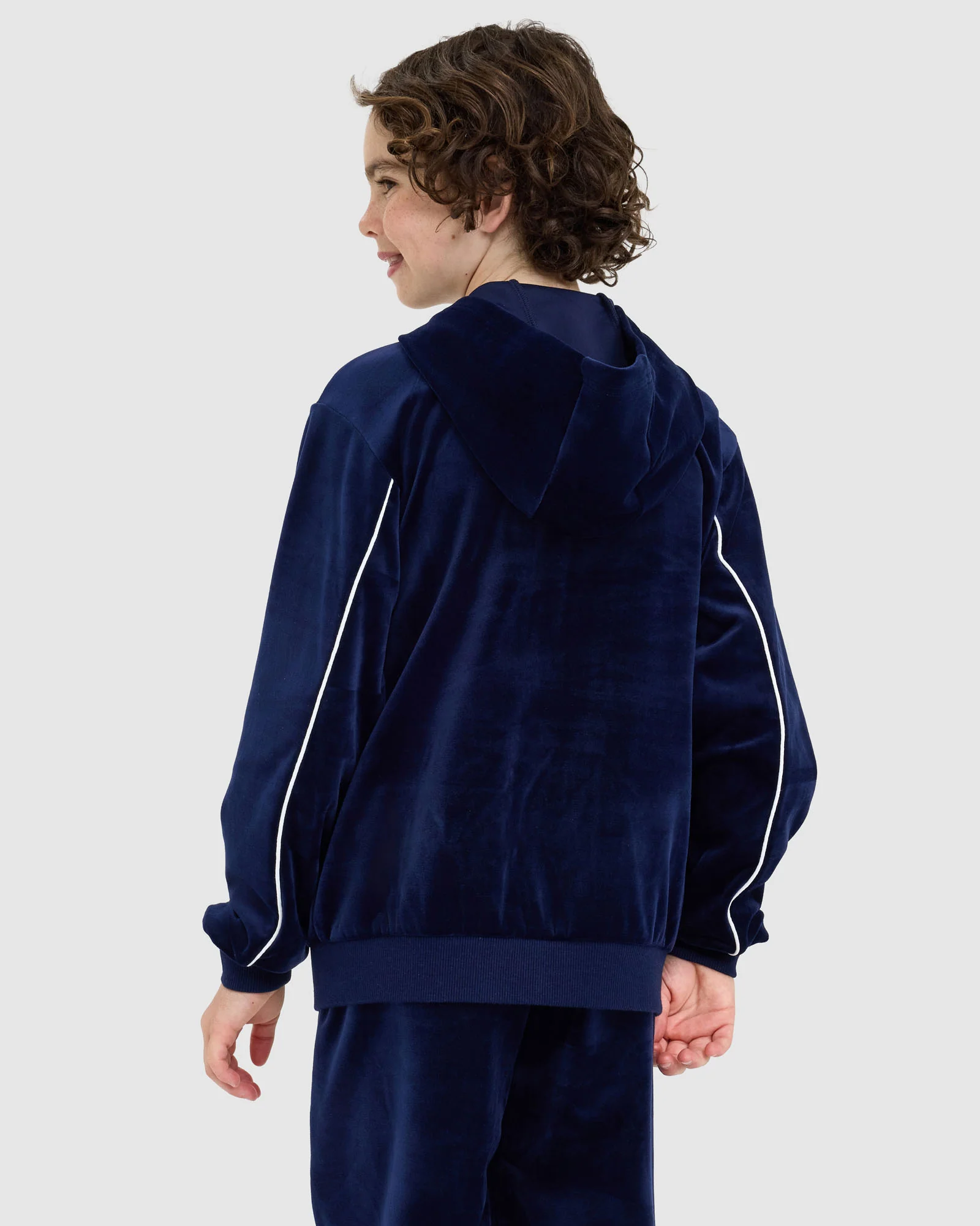 Kids Jody Zip Up Hood - Image 6