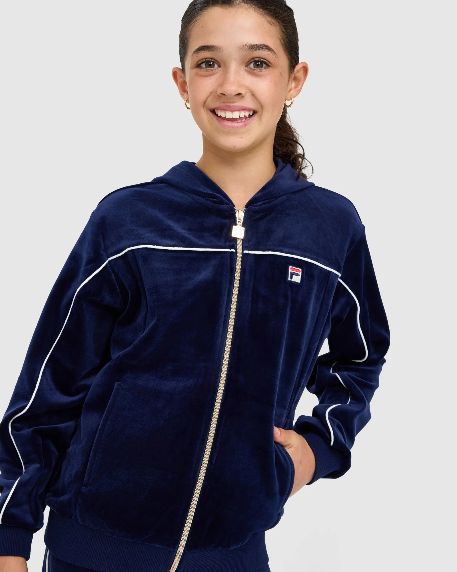 Kids Jody Zip Up Hood - Image 7