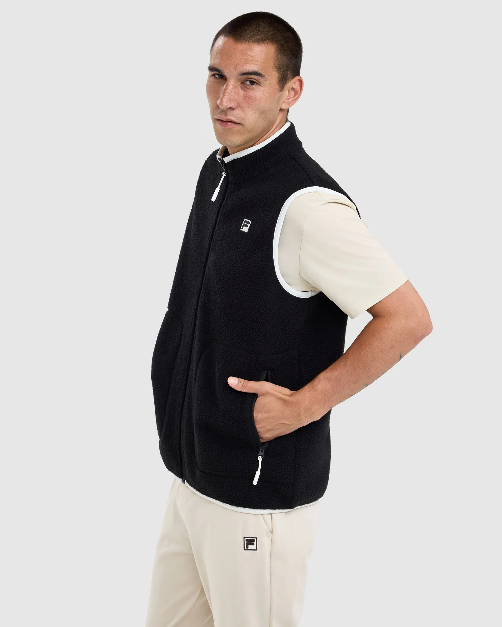 Men's Drew Fleece Vest - Image 2