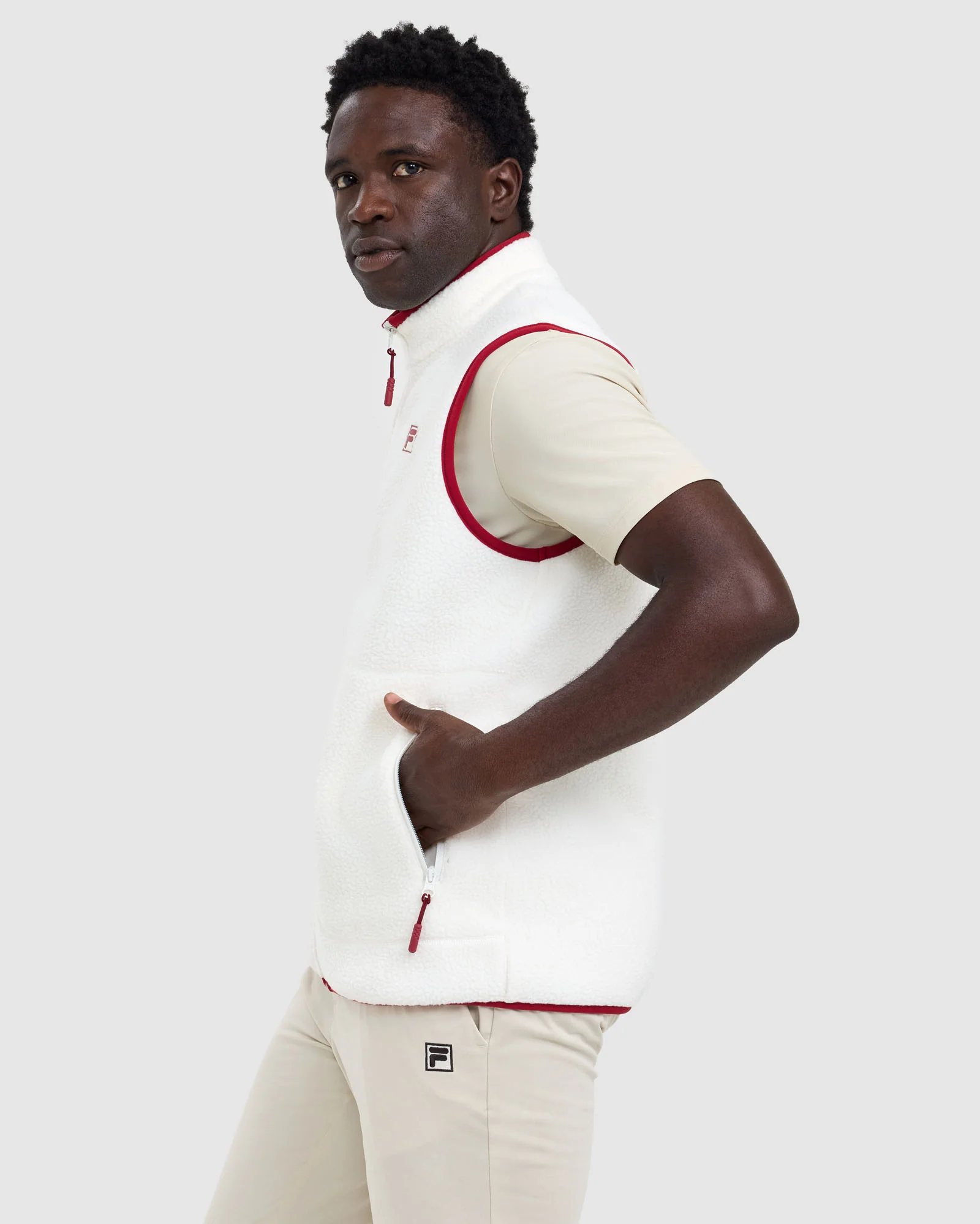 Men's Drew Fleece Vest - Image 2