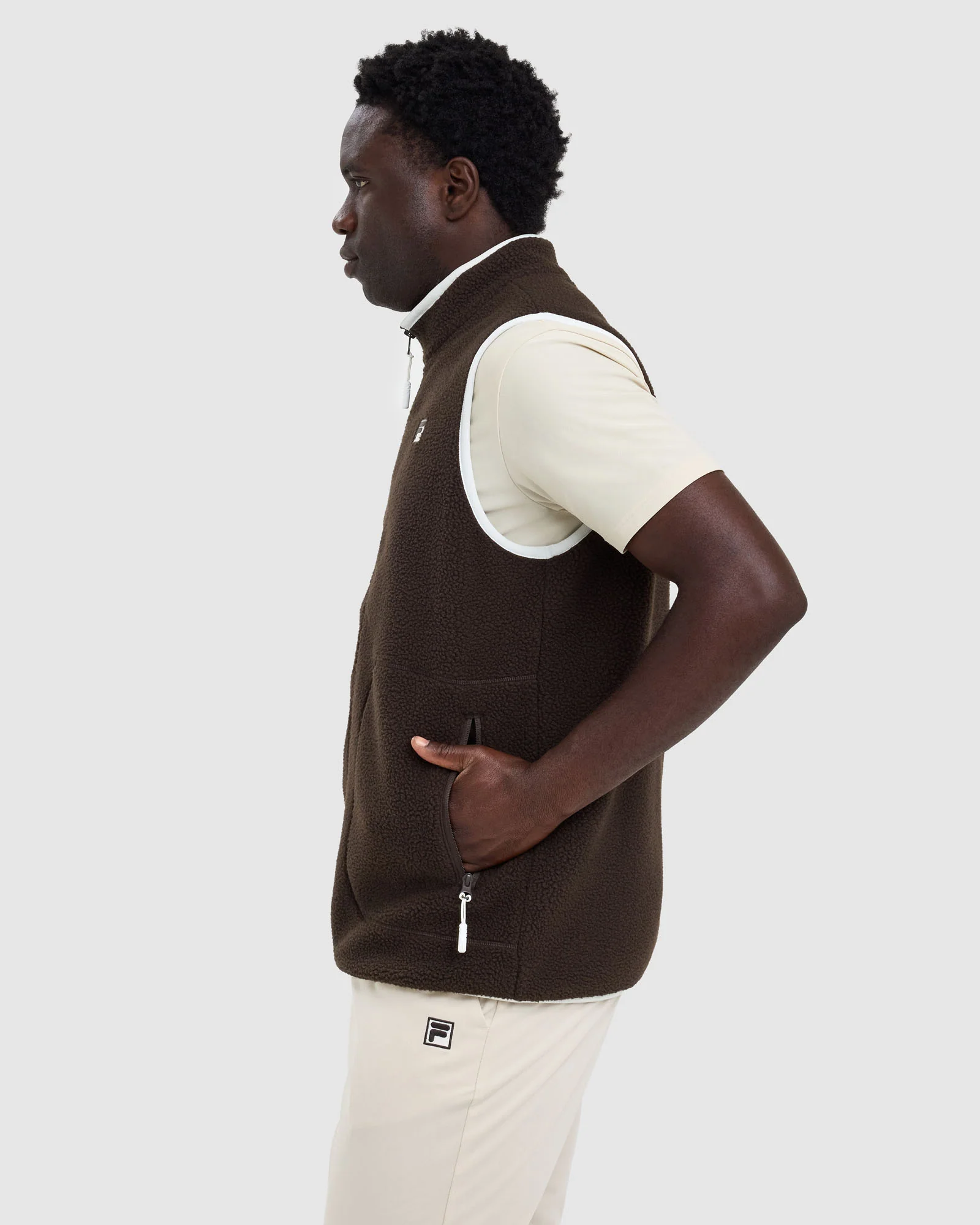 Men's Drew Fleece Vest - Image 2