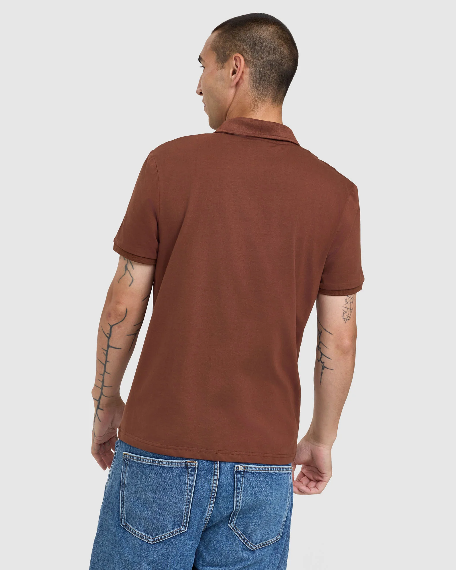 Men's Ettore Zip Polo - Image 3
