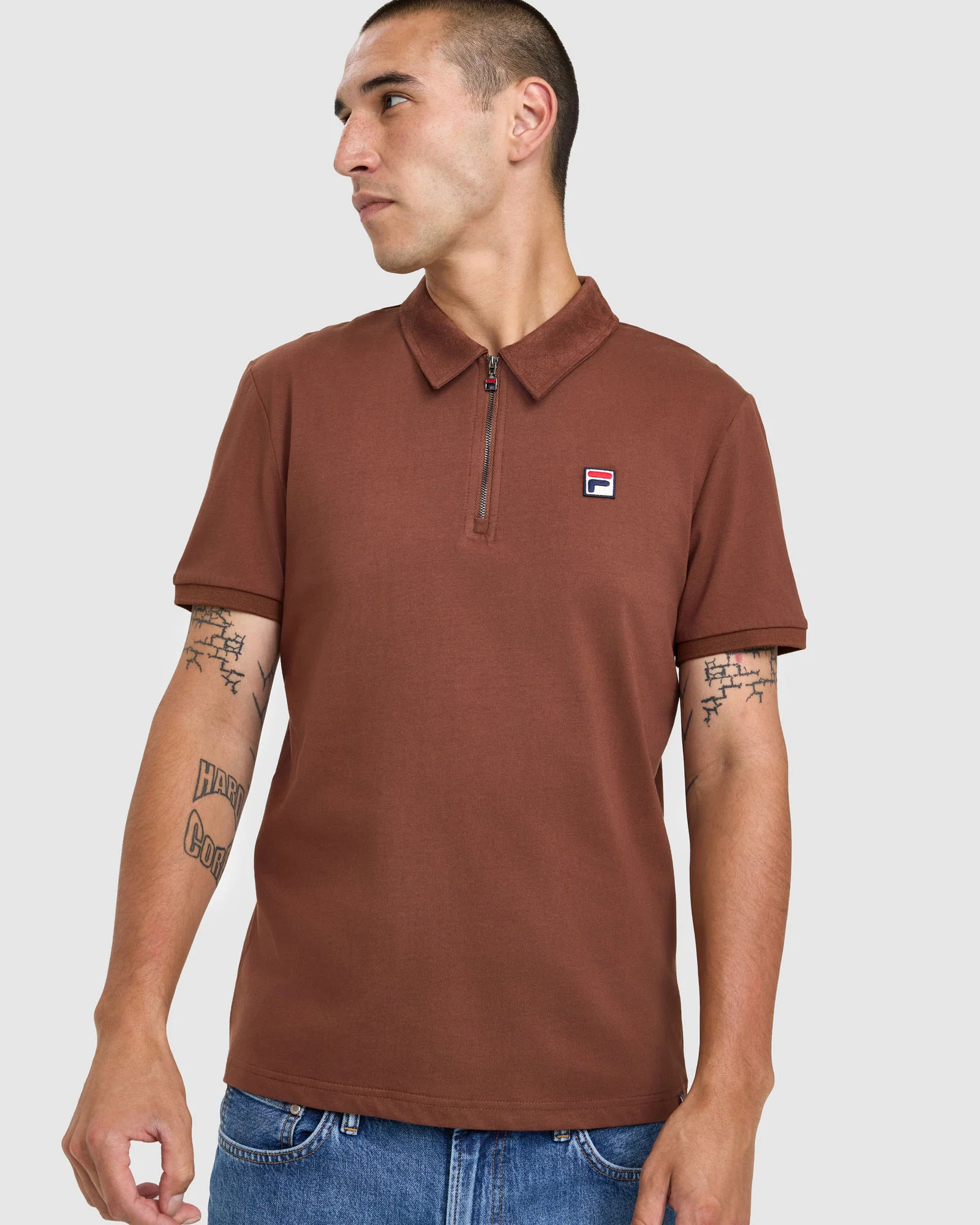 Men's Ettore Zip Polo - Image 4