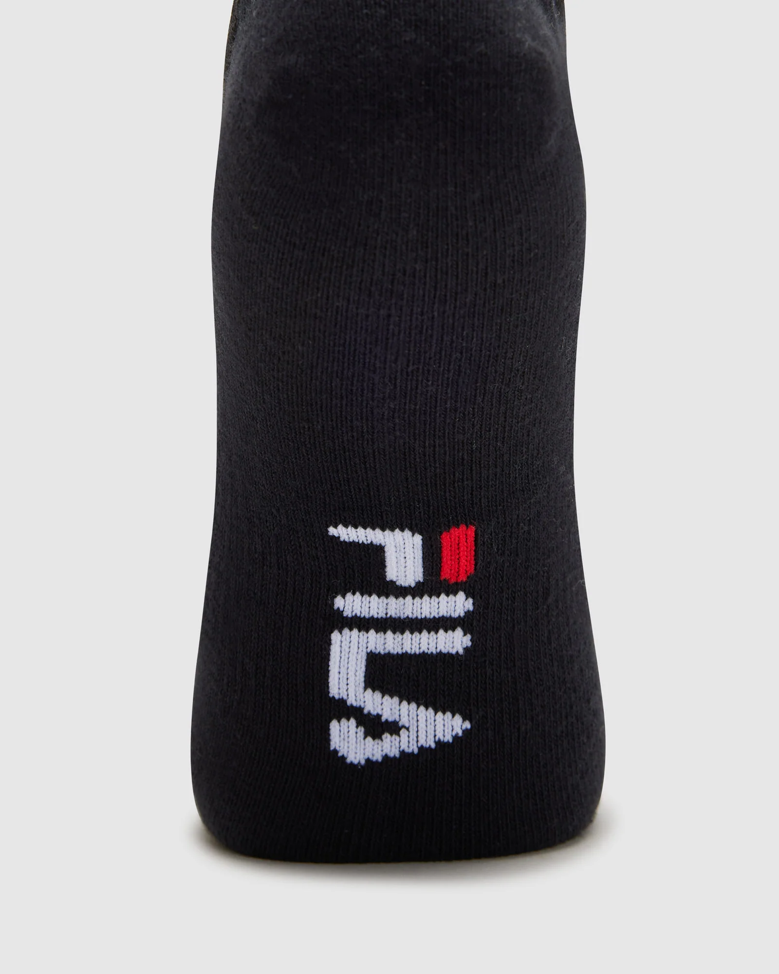 Unisex No Show Socks 3pk Black - Image 4