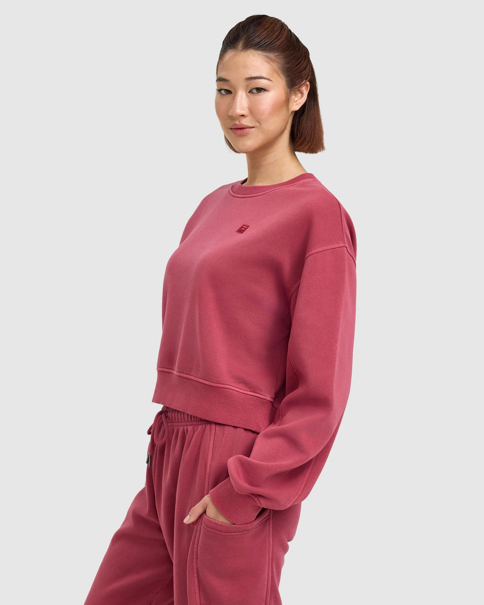 Women's Iris Cropped Crew - Image 2