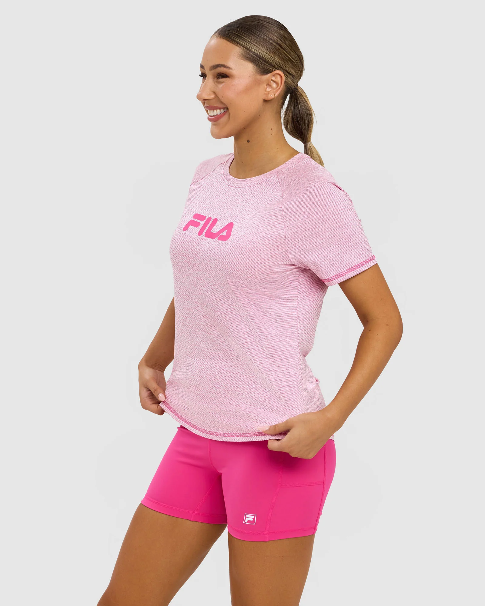Women's Violet QDry Tee - Image 2